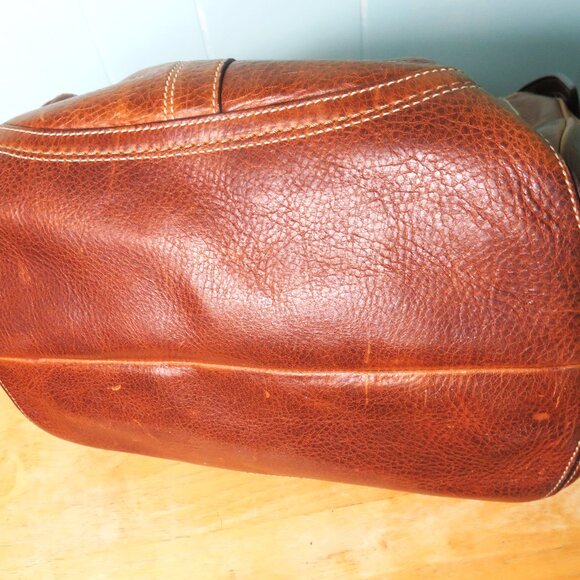 Coach Vintage Leather Handbag Satchel Purse Brown - Picture 4 of 9